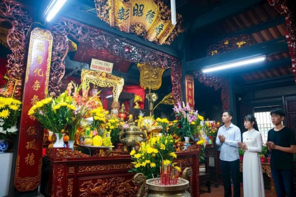 Đền thờ nhiều vị thần linh thi&ecirc;ng trong t&iacute;n ngưỡng d&acirc;n gian Việt.